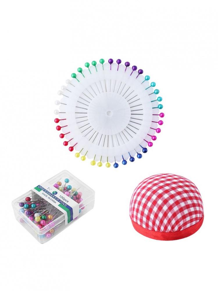 Pearlescent Draping Pins - Colored Tailor's Positioning Needles for Sewing and Shaping