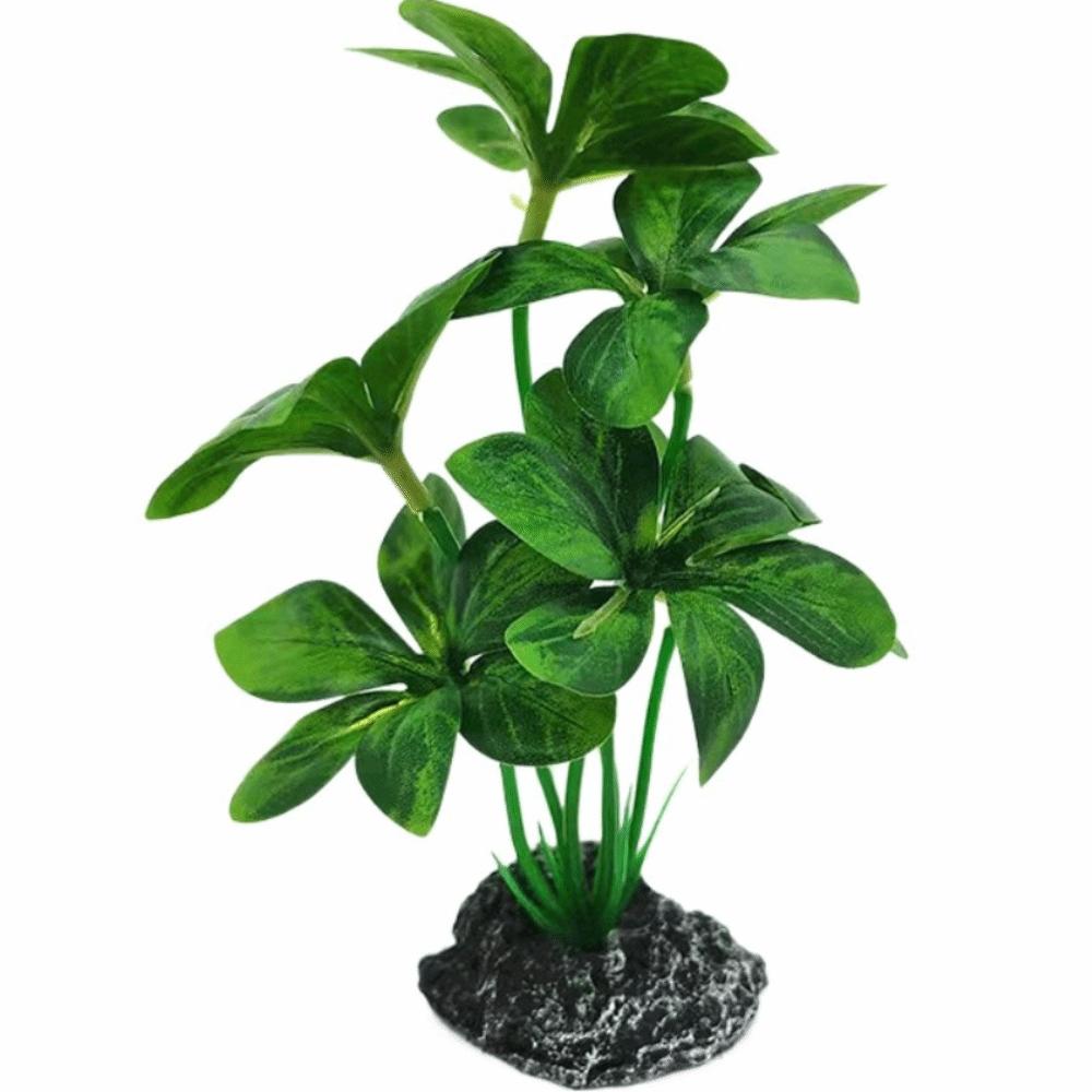 Plastic Material Aquarium Plants Realistic Design Safe Material Fish Tank Decorations Silk Texture