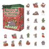 Christmas Gift for Advent Box Calendar 24 Deng's Countdown Family Moo Days Acrylic with Kids'