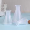 1vnt 50/100/250Ml plastikinė Erlenmejerio kolba siaurakakle kūginė trikampė kolba Chemijos laboratorinės analizės instrumentas