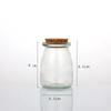 Pudding Yogurt Packaging Container High Temperature Resistant Cork Stopper Lid Transparent Glass Bottle Hangable Decorative Tool