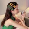 Korean Frosted Large Barrettes For Women Girl Hair Accesories Fashion Color Solid Acrylic Hairpins Toothed Non-slip BB Hair Clips