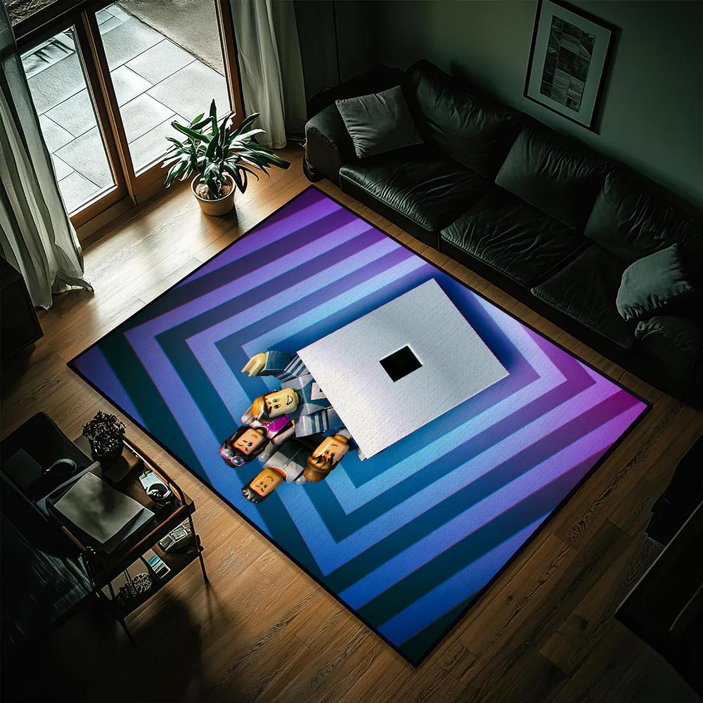 

R-oblox Gaming Small Bedside Kitchen Bath Living Home House Bedroom Floor Mat Doormat Large Carpet Rug Decoration SJR40x60CM
