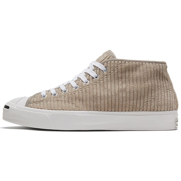 Converse Jack Purcell Mid Top Khaki Corduroy Casual Shoes 169795C