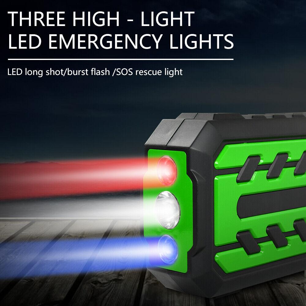 28000mAh Tragbare Auto Starthilfe Booster Jumper Box Power Bank Batterie Ladegerät