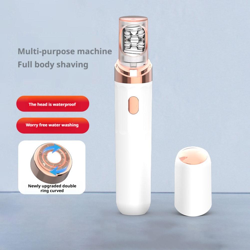 2-in-1 Electric Epilator & Shave Electric Hair Removal Device For Women Painless Waterproof Private Parts & Facial Hair Removal