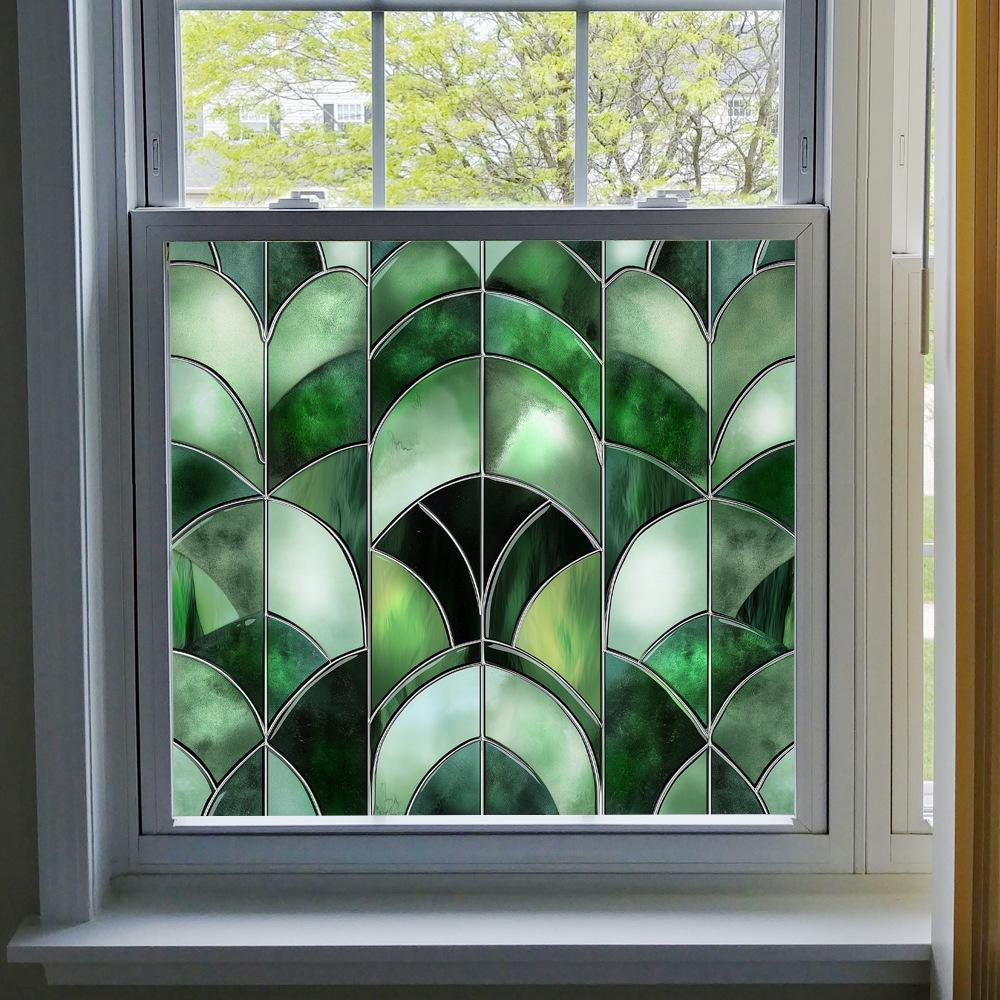 BL301-330 Colored PVC Static Cling Window Film - No Glue Home Decoration