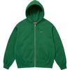 Small Box Zip Up Hooded Sweatshirt Pine