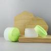 100G Empty Face Cream Jar With Magnetic Spoon Frosted Plastic Lotion Bottle Mask Jar Cosmetic Packaging Container