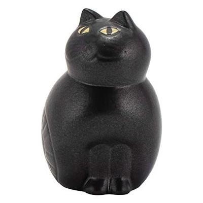 Lisa Larson Cat Mia Black Mini Ceramic Figurine Japan FS