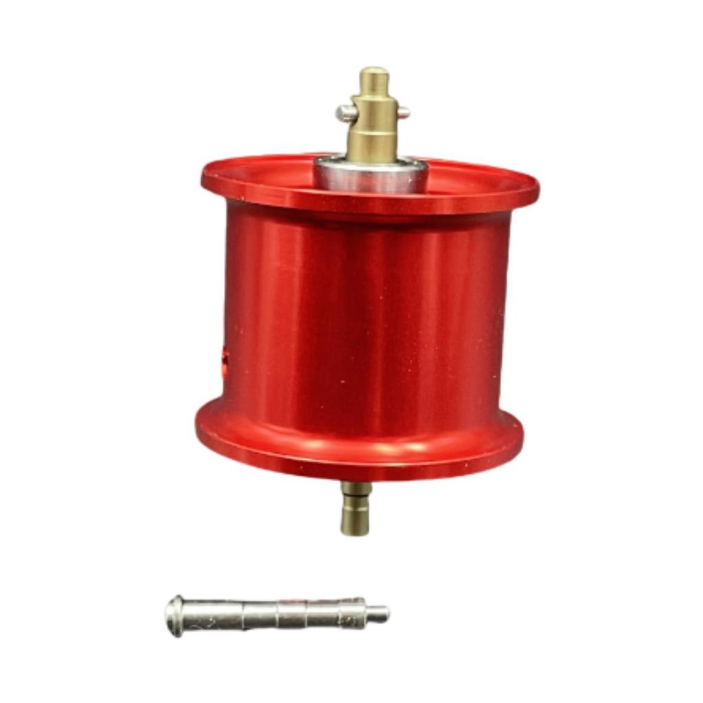 Fishing Reel Spool Aluminum Alloy DIY Baitcasting Reel Refit Spool Part Fishing Tool for Flying Fishing