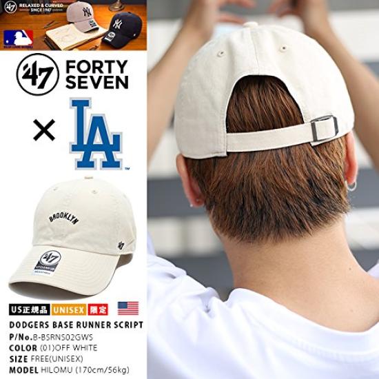 Forty Seven 47brand Dodgers Cap, Off-White, B-BSRNS02GWS