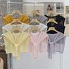 Lightweight Knitted Shawl Scarf Solid Color Sun Protection Scarf Fashion Shawl Wrap Summer