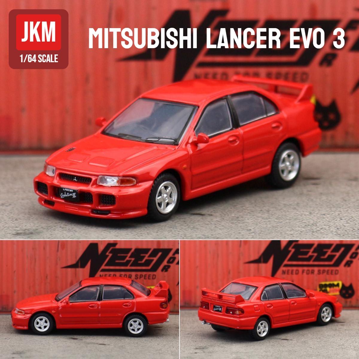 

1/64 Mitsubishi Lancer Evolution EVO Сімейство JDM Initial D Модель іграшкового автомобіля JKM 1:64 Безкоштовні Колеса Литий Металевий Сплав Колекція Подарунок