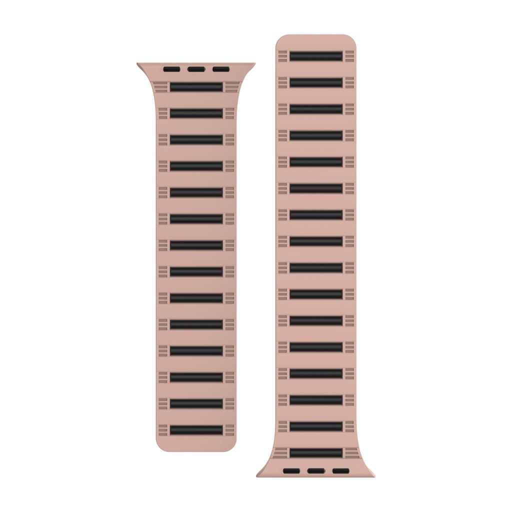 Pasek magnetyczny do Apple Watch Series 10 9 8 7 SE 6 5 4 3 2 1 42mm 41mm 40mm 38mm Silikonowy pasek do zegarka