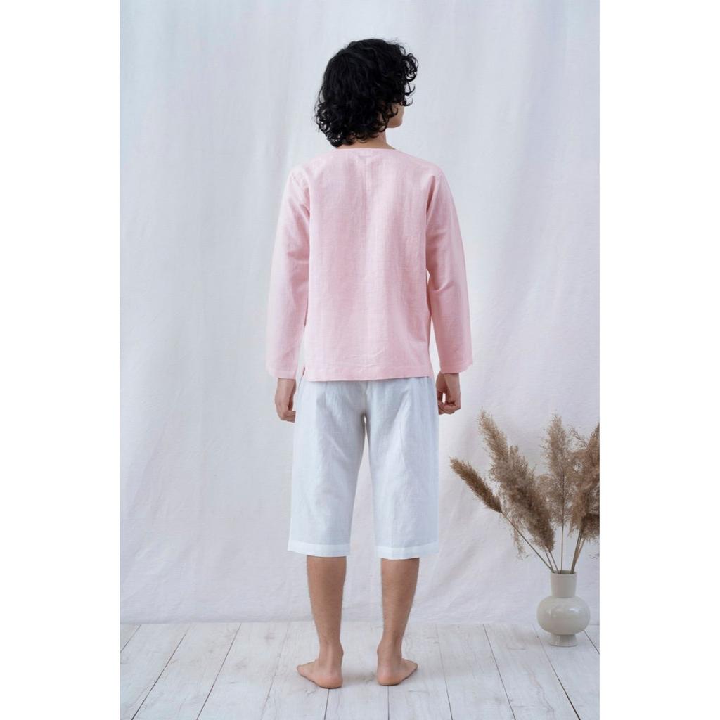 Mens Shorts Bermuda Casual Solid Grey TENCEL Soft Home Loungewear