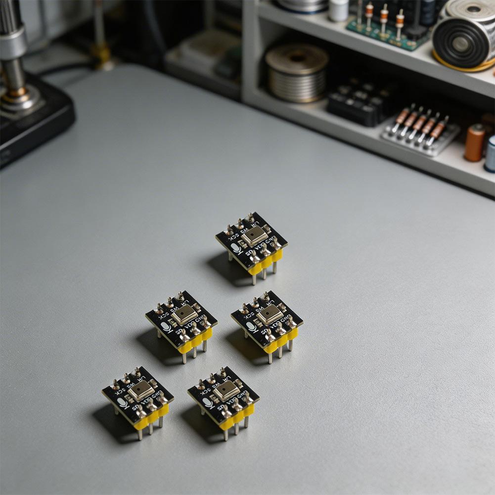 5-Pack For INMP441 Omnidirectional Microphone Modules 24-Bit I2S Interface 60 Hz To 15 KHz For Various Audio Applications