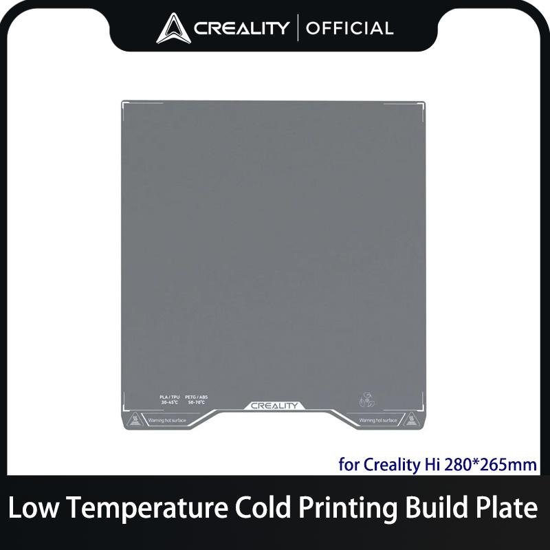 Creality Hi 280*265mm Low Temperature Cold Printing Build Plate High Adhesion Double-Sided Printing Plate for 3D Printer Parts for Creality Hi