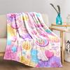 Cute Pastel Kawaii Pattern Blanket for All Seasons Blanket Lunch Break Throw Gift
