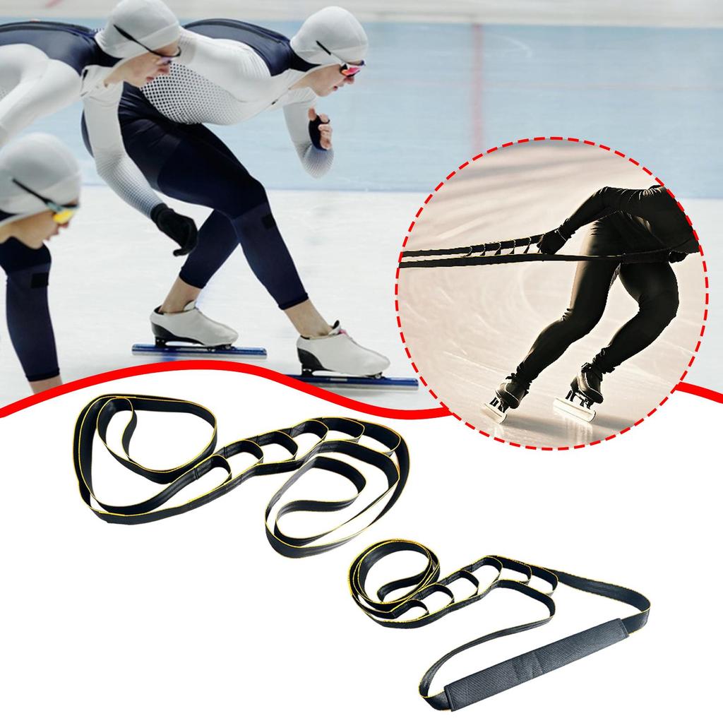 Flexible Curved Design Skating Training Belt Traction Strap for Resistance Exercises and Short Track Technique