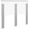 Headboard in Grey Sonoma 135 cm Particleboard