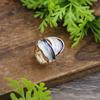 New enamel color hollow geometric line elastic ring women's fashion versatile irregular line ring