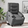 VidaXL Reclining Armchair, Relaxation Chair with Adjustable Backrest and Footrest, Living Room Lounge Seat, Grey 3206554