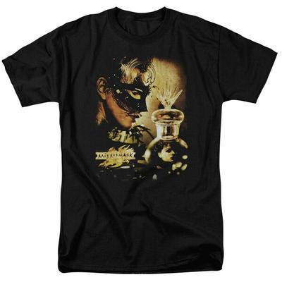Czarna koszulka unisex z maską lustrzaną Trapped Movie Anti Helena