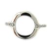 Silverring 'Sissi' silvervit (rhodiumpläterad) - 13 mm