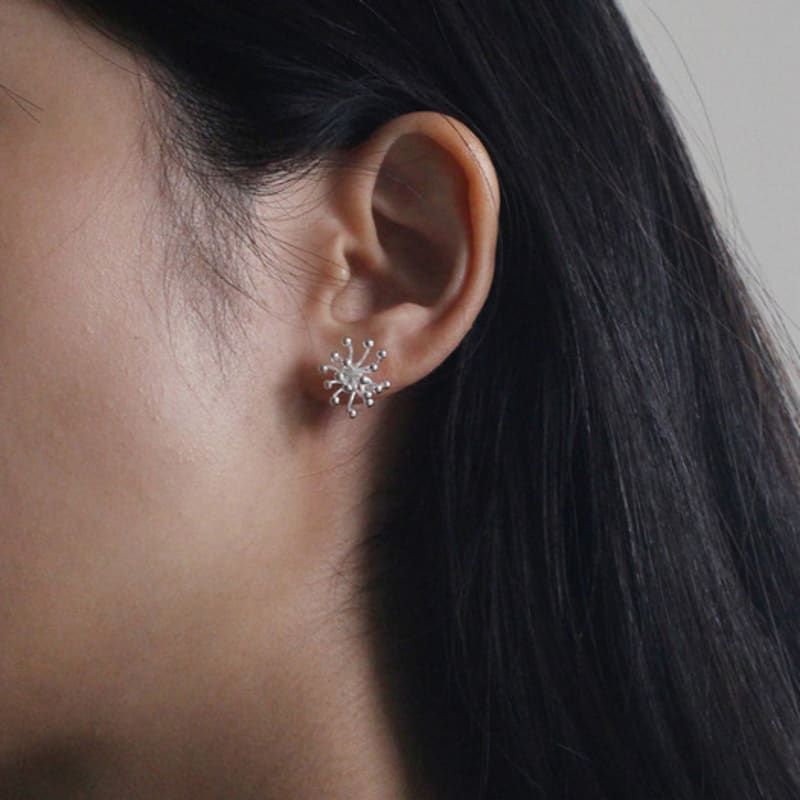 NORMALLEE [Silver 925] Bloom Earirngs