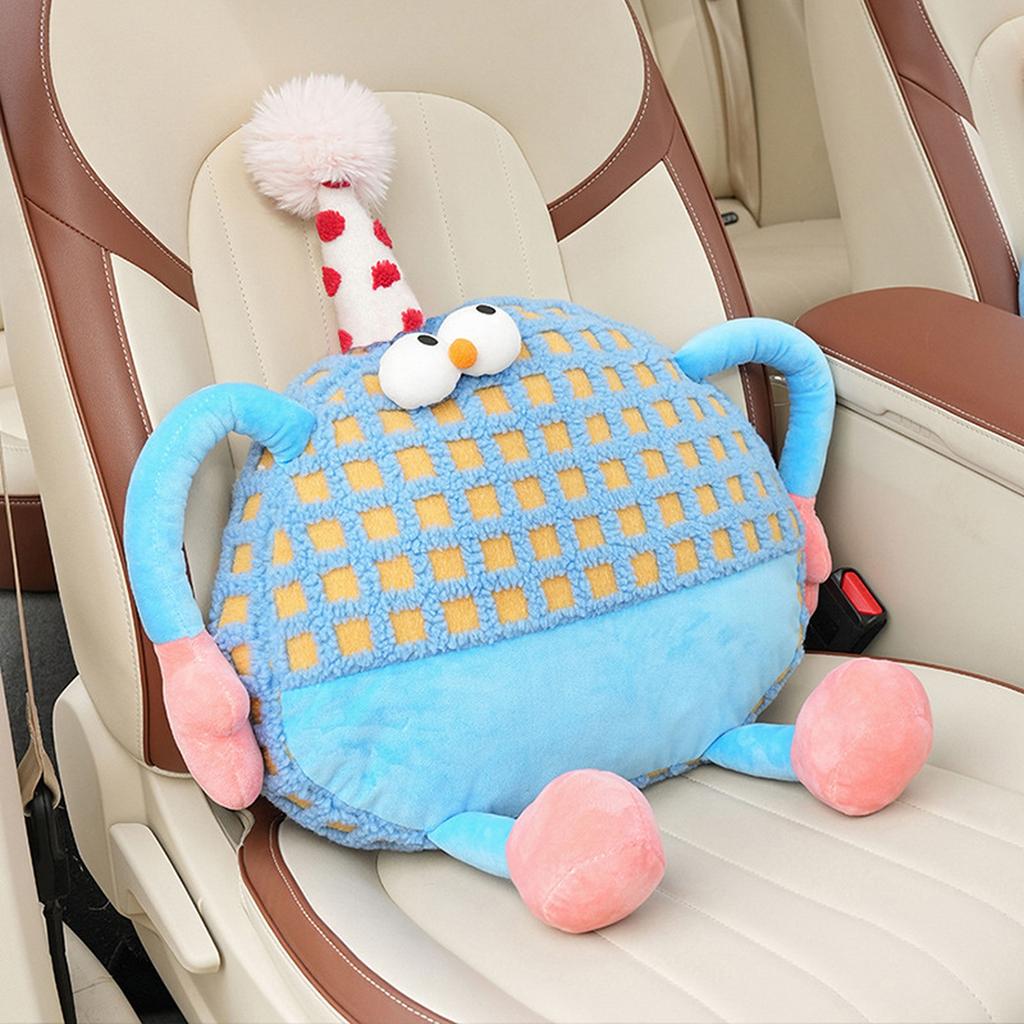 Car Headrest Pillow Dopamine Neck Support Four Seasons Universal Waist Cushion for Car Seat