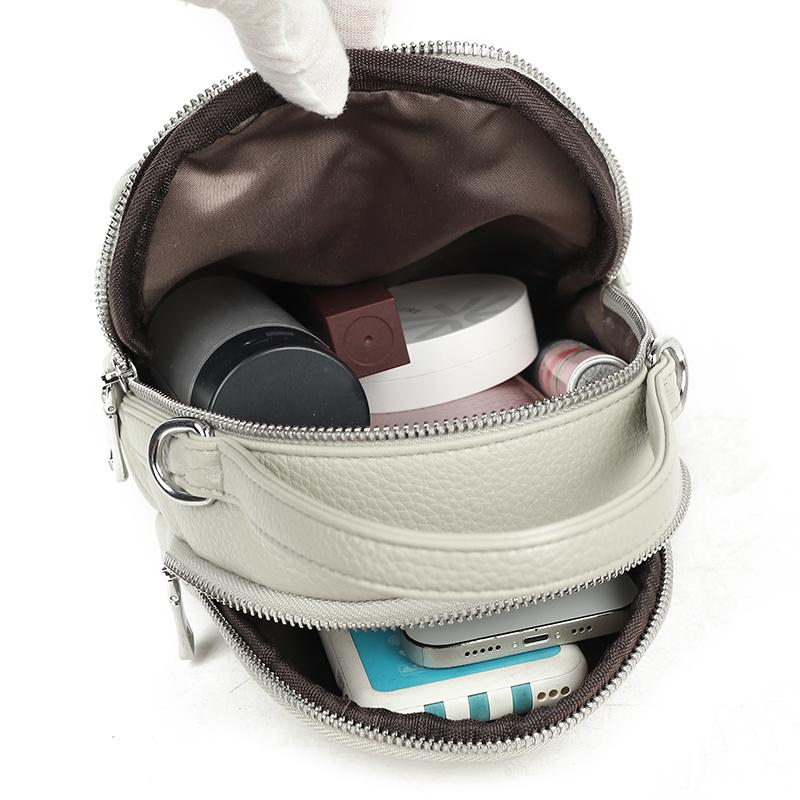 Mobile Phone Bag Mother Bag Large Capacity Multi-Layer PU Shoulder Crossbody Bag