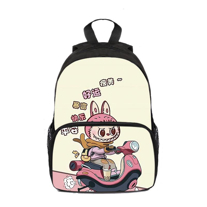 School Bag Elementary School Students Front Bag Cartoon Large Capacity Backpack Boys Fashion Backpack  5414