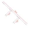 10 Pcs Fishing Wire Line Leader Trace with Snap Rope Wire Safety Snaps Stainless Steel String Rolling Swivels High Carbon