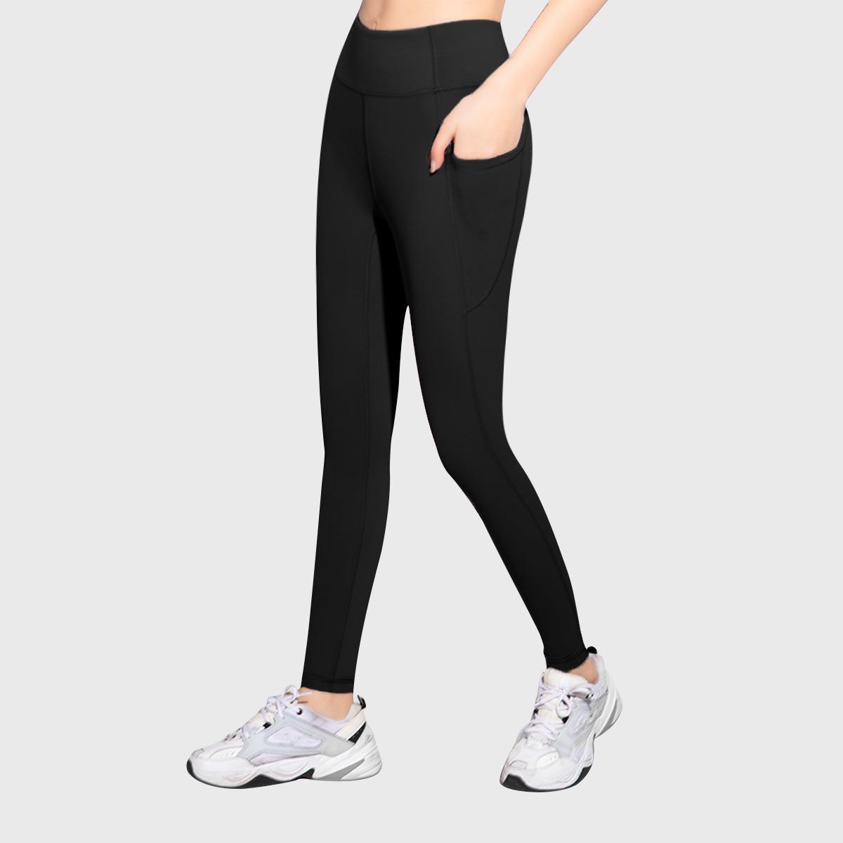 High-Waisted Seamless Nude Feel Yoga Pants - Women s European & American Style for Running & Fitness Extra Large