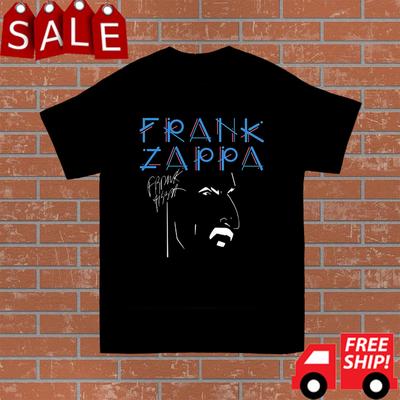 T-Shirt Regalo Manica Corta Firma Frank Zappa Uomo Tutte le Taglie dalla S alla 5XL