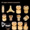 All-Copper Multi-functional Water Inlet & Hose Connector for Car Wash and Washing Machine