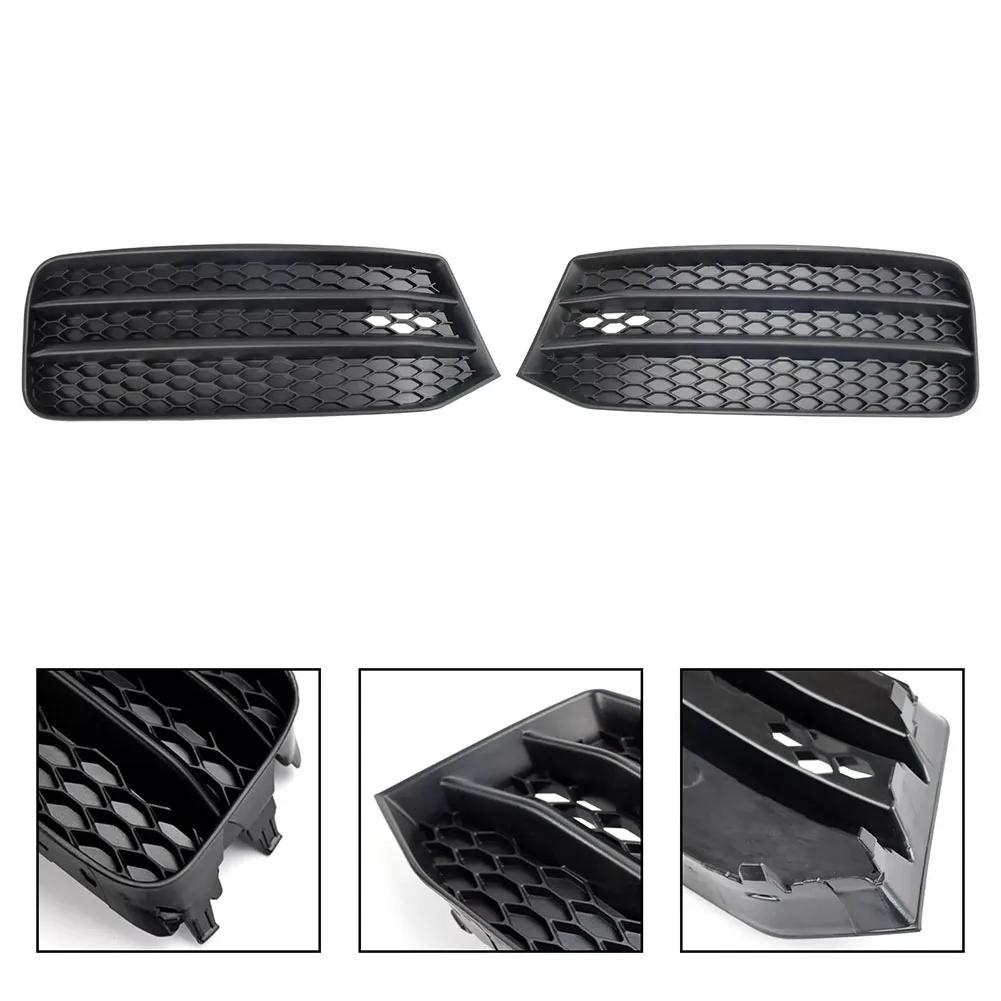2pcs Car Front Fog Lights Lamp Grille Cover For A1 2016-2019 8XA807682B 8XA807681B Carbon Fiber Car Accessories