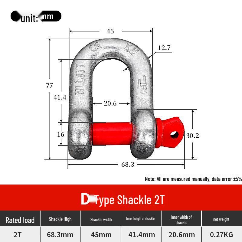 Jun Ding Ying Heavy Duty Lifting Shackle