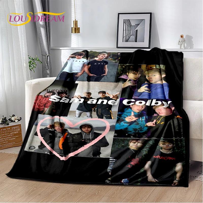 3D Sam and Colby XPLR Boys Soft Flannel Blanket for Bed Bedroom Sofa Picnic,Throw Blanket for Cover Outdoors Leisure Gift Kids