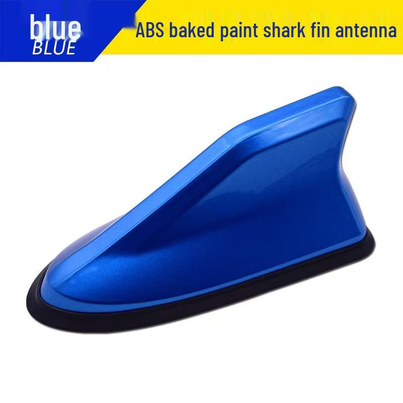 Second Gen Car Shark Fin Roof Spoiler Antenna: FM/AM Radio Signal with Rubber Base