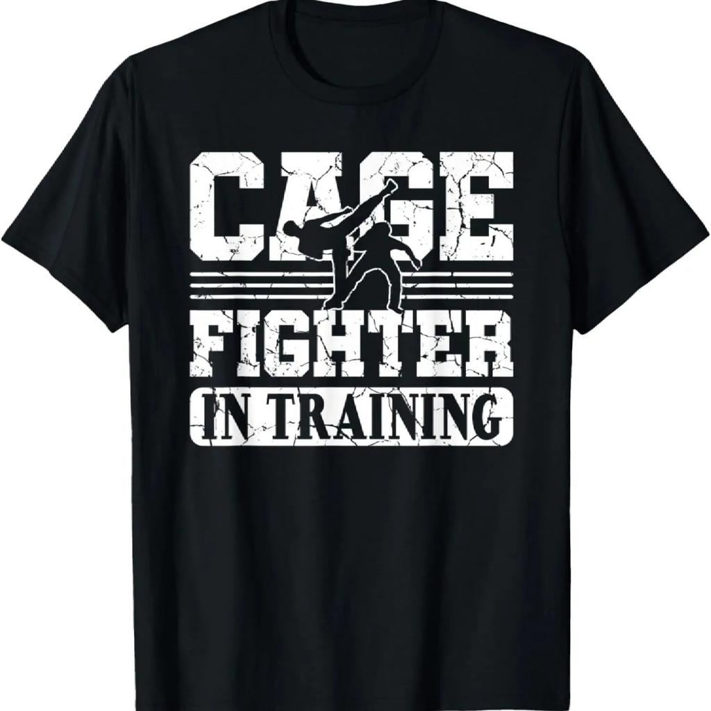 Käfigkämpfer im Training MMA Käfigkampf T-Shirt