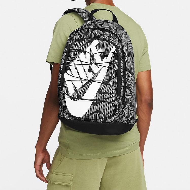 Nike Hayward Fabric Backpack Double Shoulder Regular Unisex Dark Gray Lightweight Casual DQ5617-010