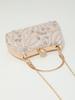 Gorgeous and Shiny Heavy Handmake Diamond-studded Rhinestones Beaded Flower Pattern Hand Party Wedding Evening Bag