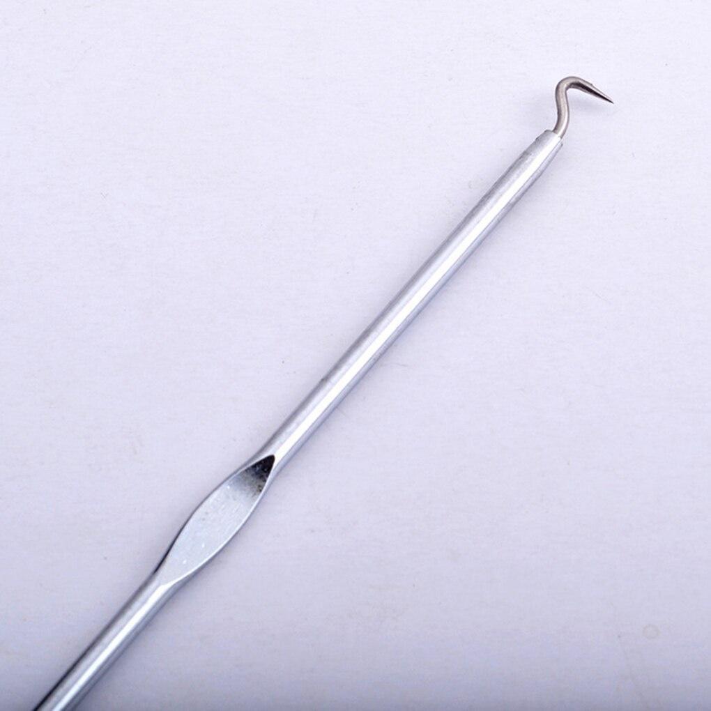 NEUE Gebogene Edelstahl Pickel Mitesser Splitter Entferner Werkzeuge Akne Nadel