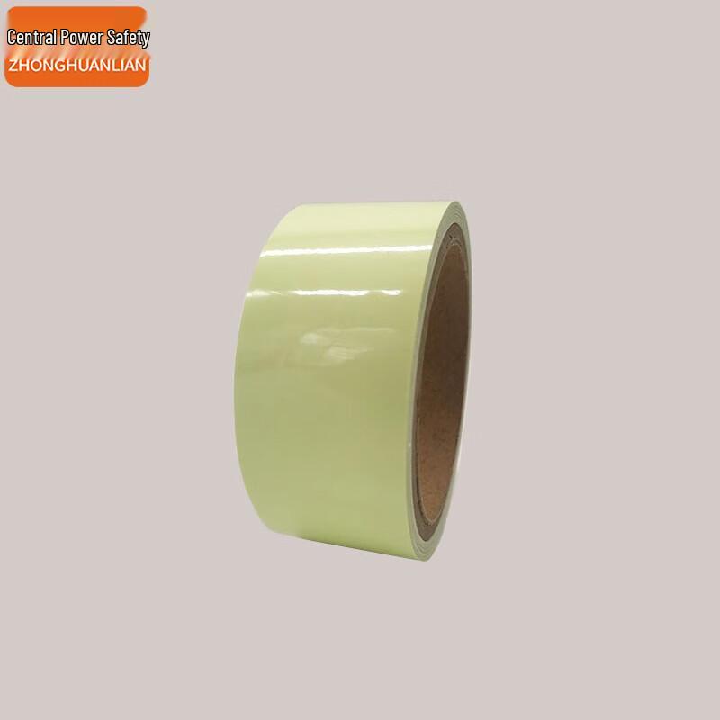 Glow-in-the-Dark Green Safety Warning Tape зелёный