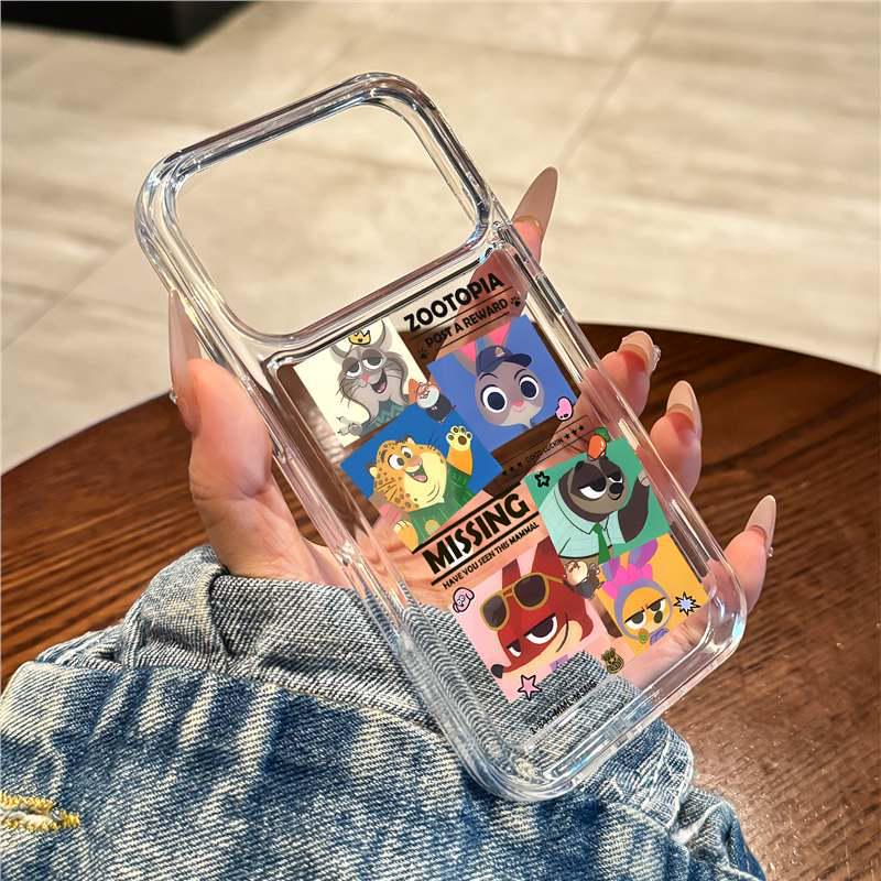 Zootopia Silicone Air Transparent Case for iPhone 17 Pro Max iPhoneAir