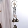 Vintage Hanging Witch Bell Handmade Prayer Bell Blessing Metal Pendant  Wall