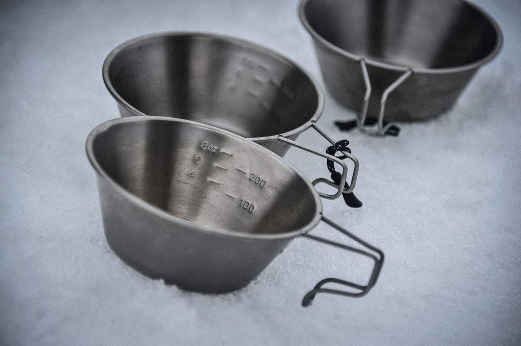 Snow Peak Titanium Sierra Cup Titanium Measuring Cup with Graduated Measuring for and Camping E-104, Cup, Lightweight, Cooking, Outdoors,