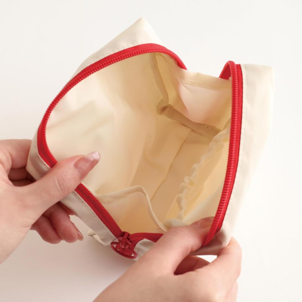 Green Flash Miffy Square Pouch, Beige, BM-373